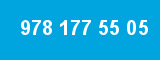 978 177 55 05 978 177 55 05
